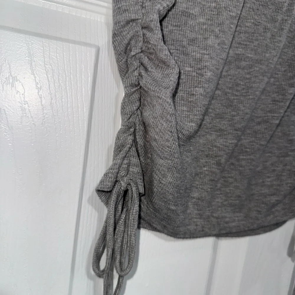 Ruffled sided tank top